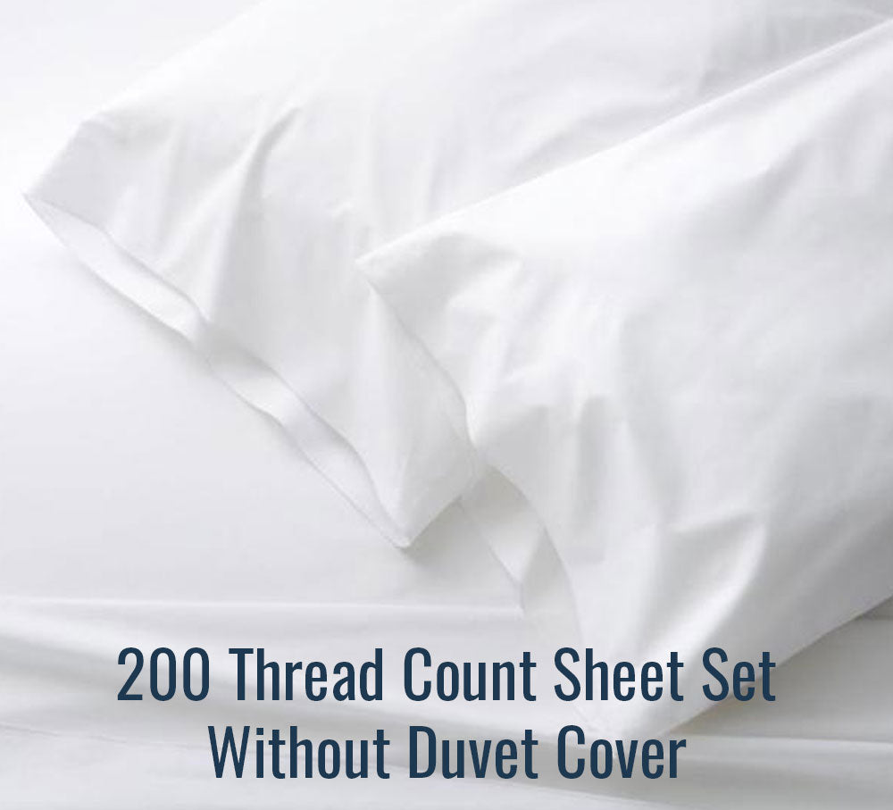 200TC Percale Sheet Set: Player Size<sup>®</sup>