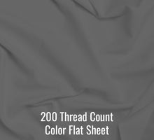 Load image into Gallery viewer, 200TC Percale Colors and Prints Flat Sheet: Ace Size&lt;sup&gt;®&lt;/sup&gt;