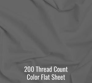200TC Percale Colors and Prints Flat Sheet: Player Size<sup>®</sup>