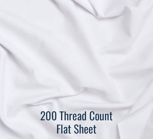 200TC Percale Flat Sheet: Ace Size<sup>®</sup>