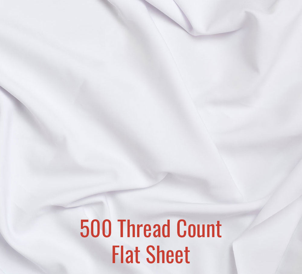 500TC Sateen Flat Sheet: Ace Size<sup>®</sup>