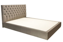 Load image into Gallery viewer, Player Size® Straight Tufted Headboard (only) - Cocoa