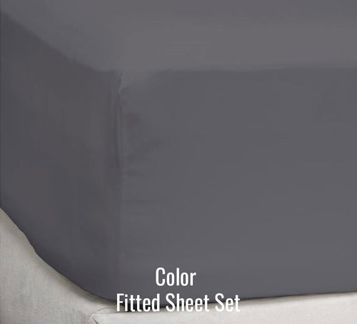 Percale Colors and Prints Fitted Sheet: Ace Size<sup>®</sup>
