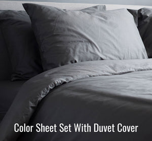 200TC Percale Colors & Prints Sheet Set & Duvet Cover: Ace Size<sup>®</sup>