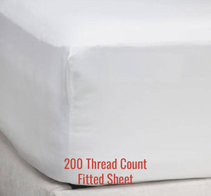 200TC Percale Fitted Sheet: Player Size<sup>®</sup>