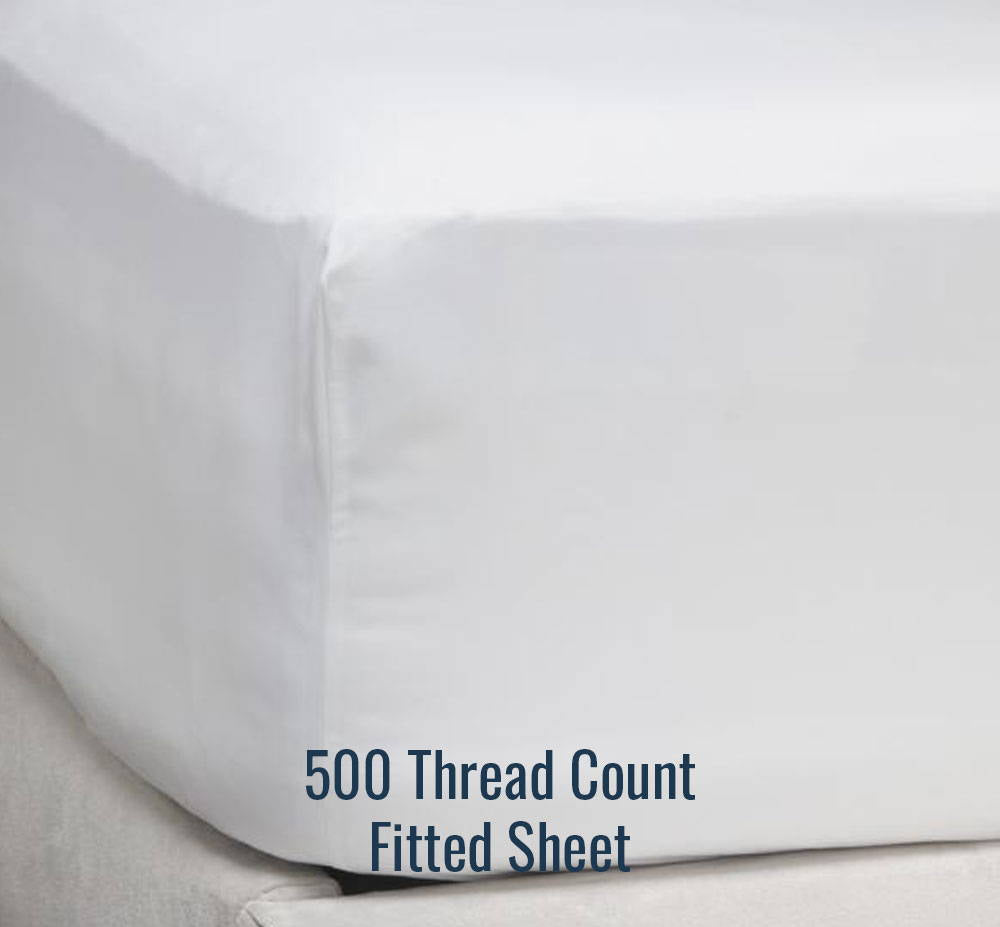 500TC Sateen Fitted Sheet: Family® Size – The Ace Collection- www ...