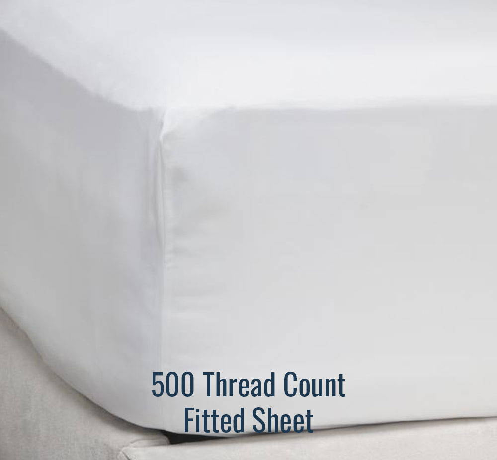 500TC Sateen Fitted Sheet: Ace Size<sup>®</sup>