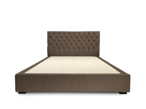 Player Size® Straight Tufted Headboard (only) - Cocoa